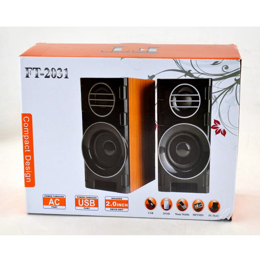 Portable FT-2031 USB Multimedia Woofer Speaker